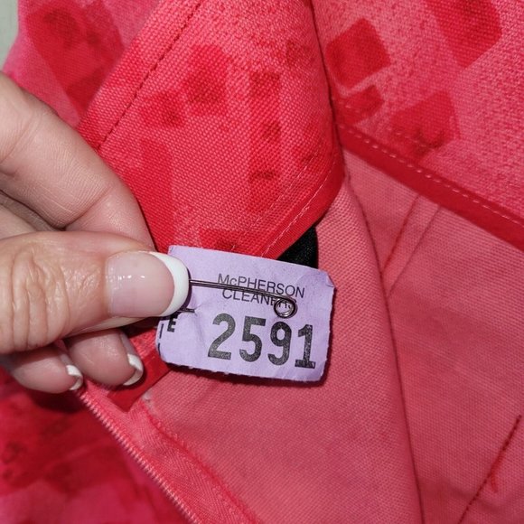 W by Worth Skirt Womens Size S Red/Pink Print Patch Pocket Stretch‎ Mini - Picture 7 of 11